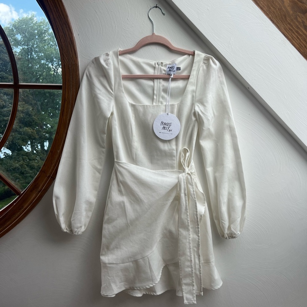 White Princess Polly Dress, Brand New w/ Tags, Size 0